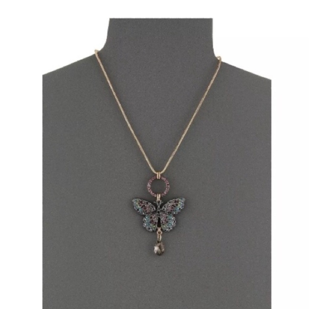Betsey Johnson Butterfly Effect Pendant Necklace